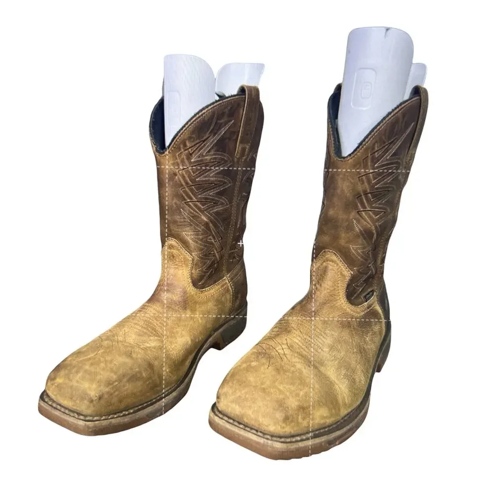 Irish Setter Red Wing Marshall Waterproof Brown Cowboy Work Boots Size 12 E2